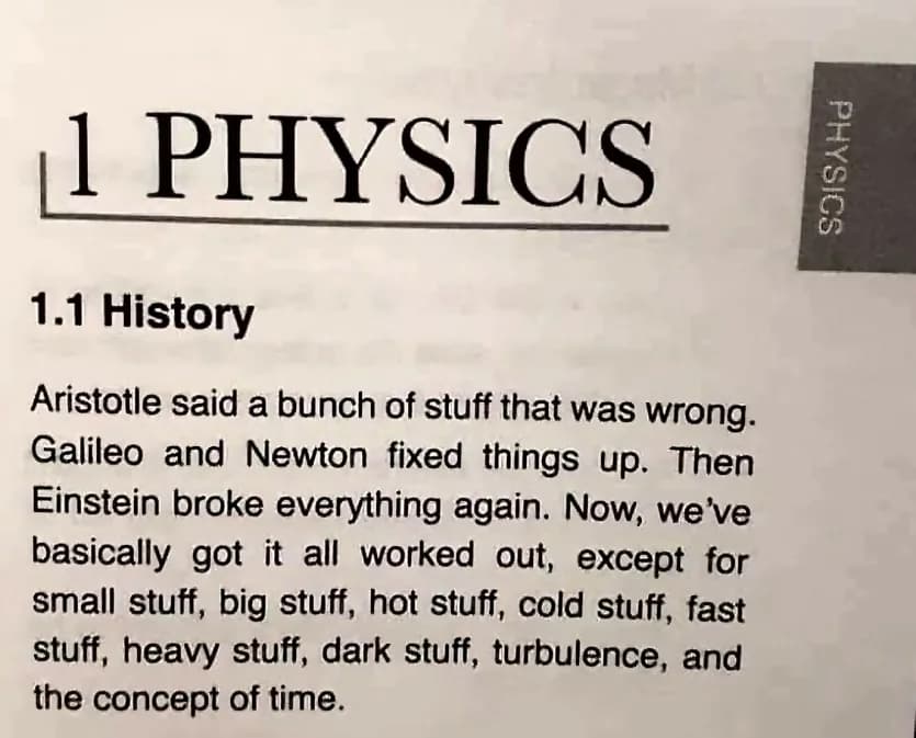 Welcome to physics