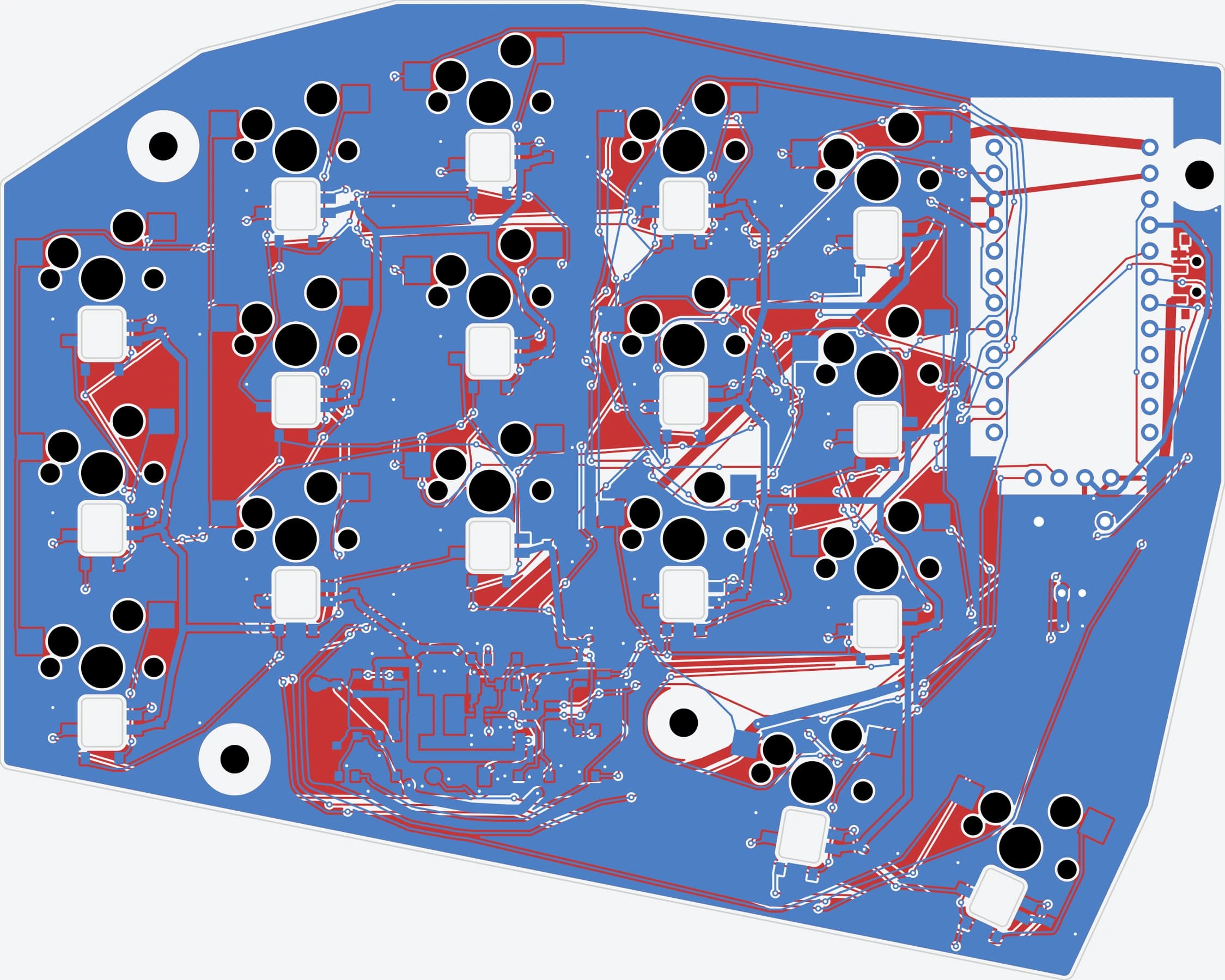 Left PCB · combined copper